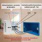 CRONOTERMOSTATO WIFI DOMYNO CON APP ALEXA GOOGLE TERMOSTATO DA PARETE O BOX 503