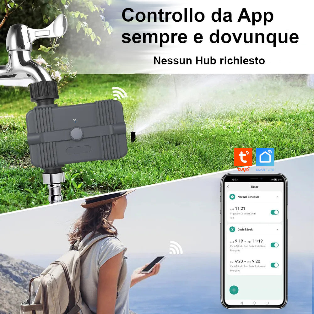 Sistema Irrigazione Smart Garden Bresser - Con Wi-Fi, App, Sensore Terreno E Stazione Meteo - Foto 9