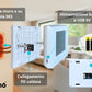 domyno CRONOTERMOSTATO WIFI A BATTERIE PROGRAMMABILE SMARTPHONE APP ALEXA TERMOSTATO CALDAIA DA PARETE O BOX 503
