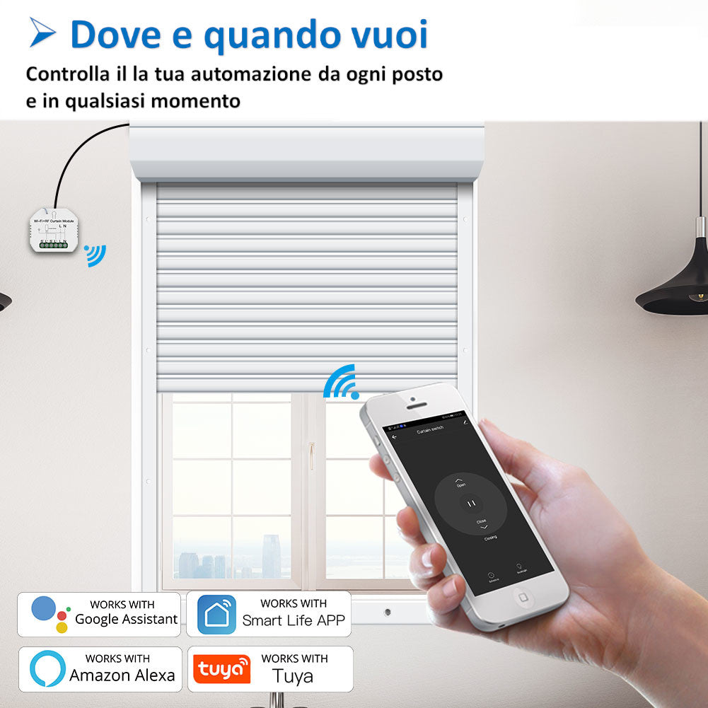 CENTRALINA AUTOMAZIONE TAPPARELLE SERRANDE SARACINESCHE TENDE DA SOLE - Foto 1