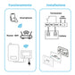 CRONOTERMOSTATO WIFI DOMYNO CON APP ALEXA GOOGLE TERMOSTATO DA PARETE O BOX 503