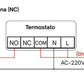 CRONOTERMOSTATO WIFI DOMYNO CON APP ALEXA GOOGLE TERMOSTATO DA PARETE O BOX 503