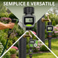Contatore acqua digitale meter misuratore flusso irrigazione domyno